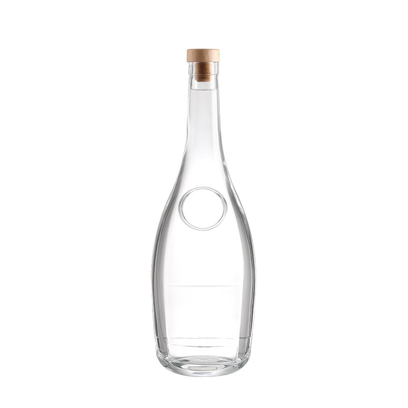 big glass wine bottle