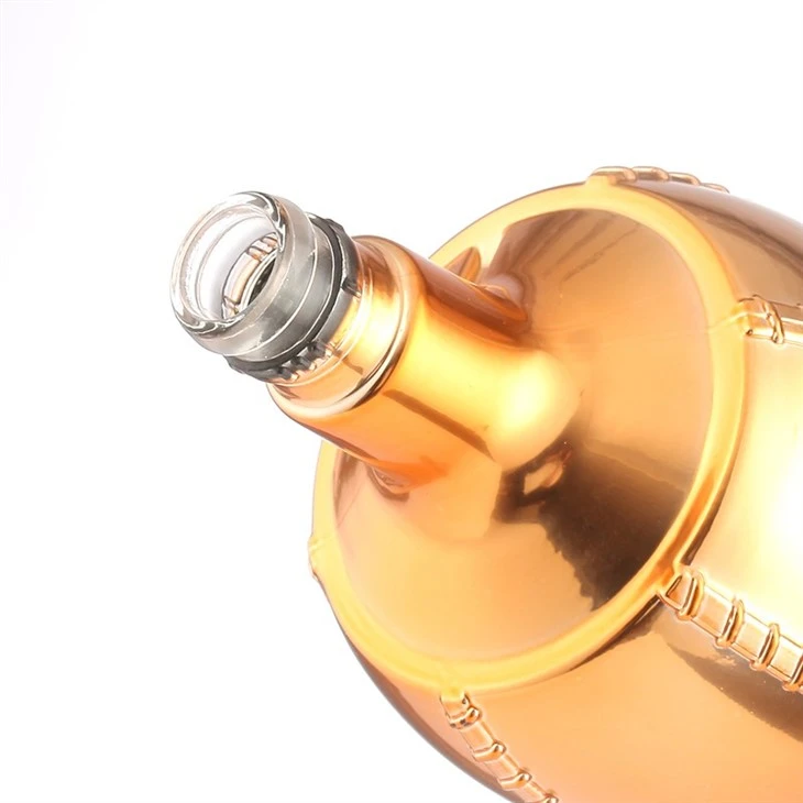 Elegant Gold-Embellished Wine Bottle