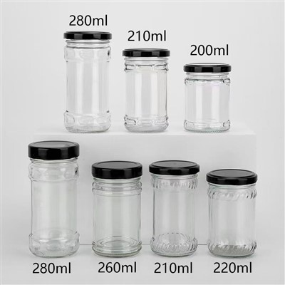 Szklany słoik na whisky